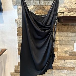 Pretty Little Thing Black Mini Dress size 16